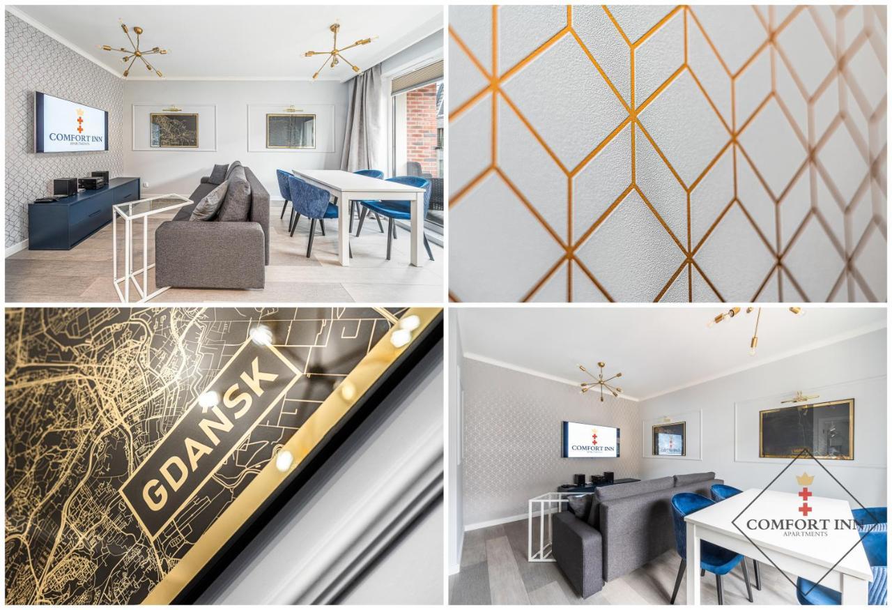 Comfort Inn Apartments - Gdansk,Angielska Grobla Kültér fotó