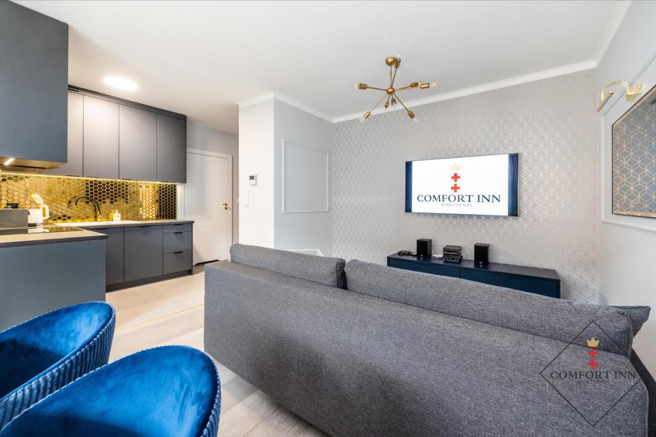 Comfort Inn Apartments - Gdansk,Angielska Grobla Kültér fotó