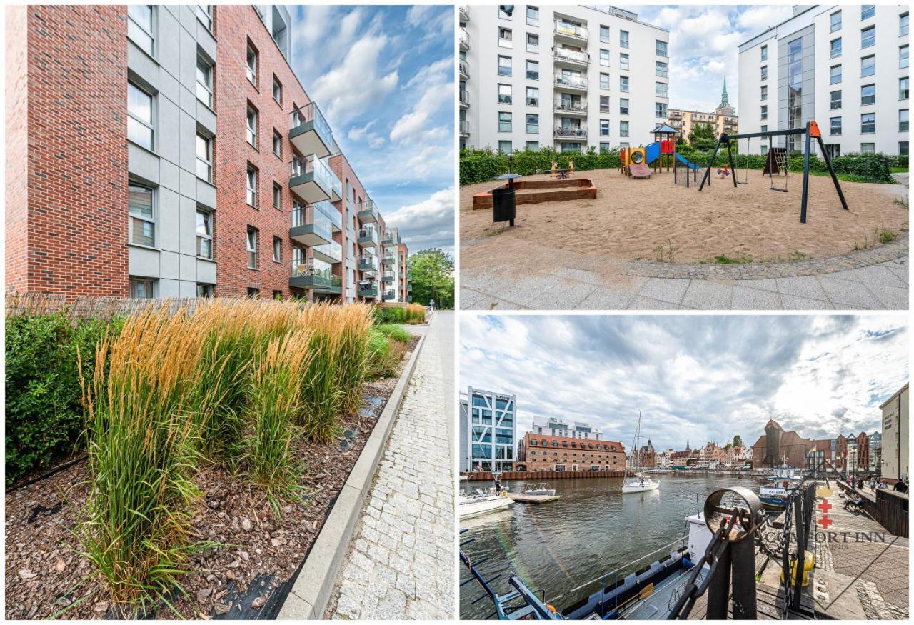 Comfort Inn Apartments - Gdansk,Angielska Grobla Kültér fotó