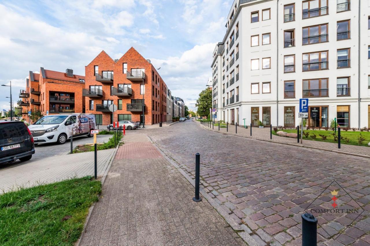 Comfort Inn Apartments - Gdansk,Angielska Grobla Kültér fotó